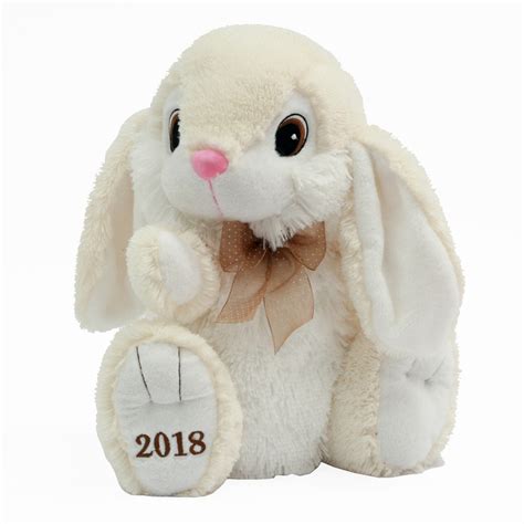 Easter Collectible Hoppy Hopster Bunny Plush Toy For 2018 T Cream