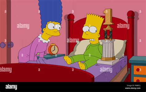 Marge Simpson Bart Simpson Die Simpsons Saison 28 2017 Fox Broadcasting Co Stockfotografie