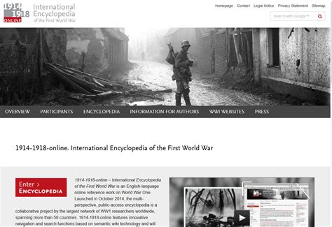 Cfp 1914 1918 Online International Encyclopedia Of The First World