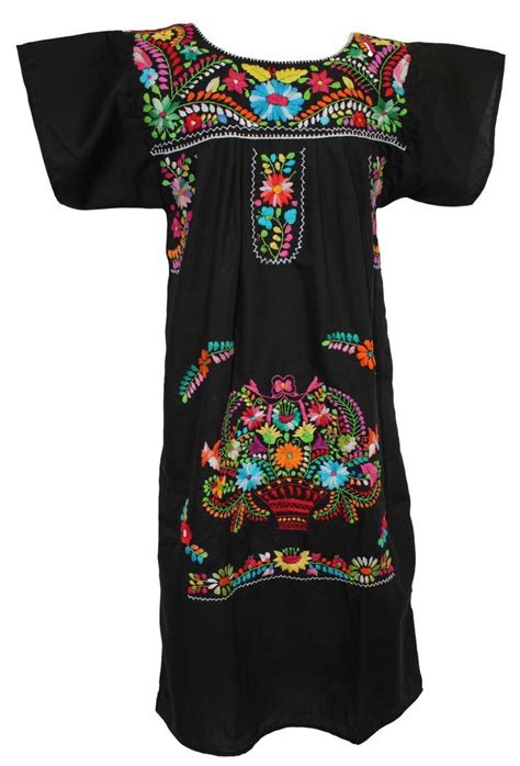 any color mexican fiesta dress embroidered dresses handmade all sizes plus size ebay puebla