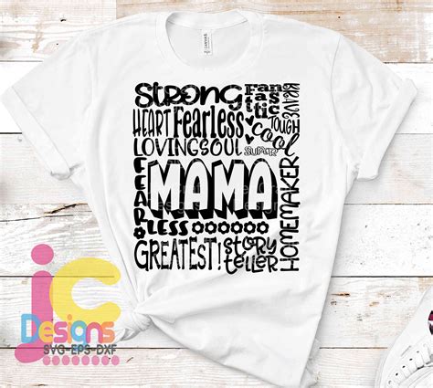 Mama Svg Mother Svg Typography Word Art Mommy Mamma Mothers Etsy Finland