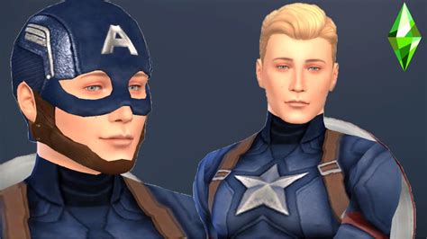 Captain America Marvel Create A Sim I Sims 4 Youtube