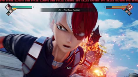 Jump Force Shoto Todoroki Moveset Youtube