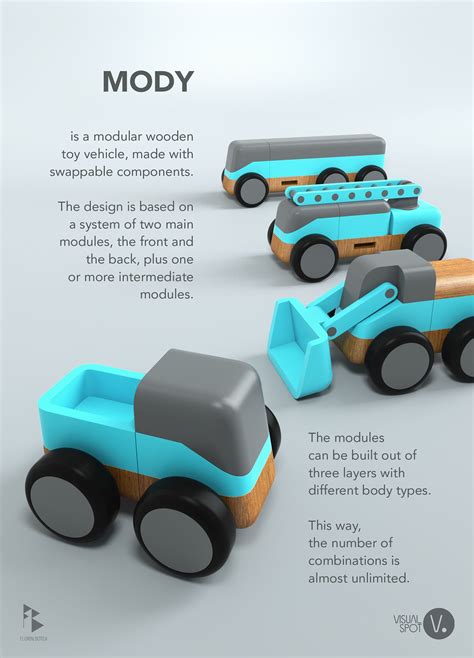 This Is My Design For A Modular Toy Vehicle Made Entirely Out Of Wood