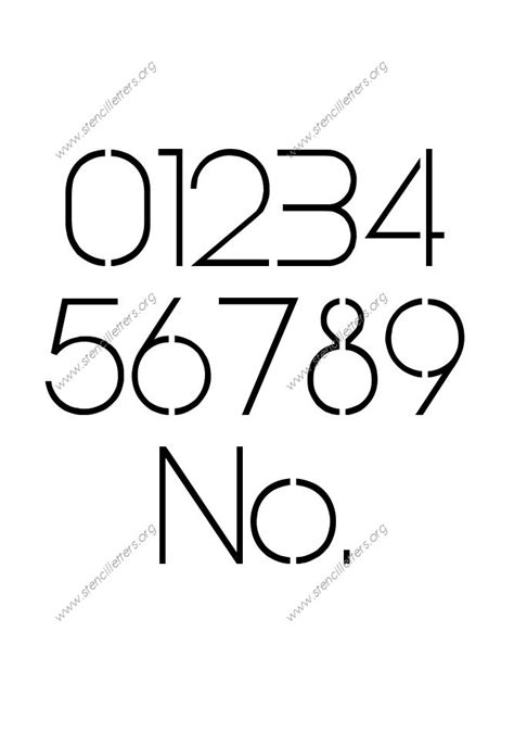 Printable Number Stencil 9