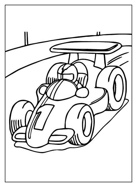 Desenhos De Carros De Corrida Para Colorir Bora Colorir