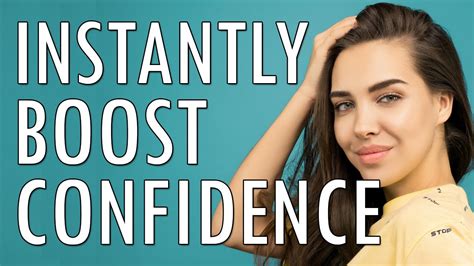 Do This To Instantly Boost Your Confidence Youtube