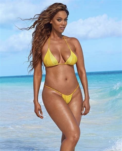 Tyra Banks Bikini Photoshoot Tyra Banks Hot Swimsuit Issue