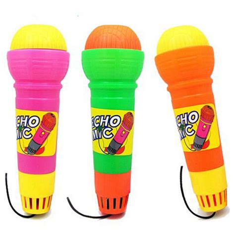 6pcs Echo Microphone Multicolor Novelty Funny Voice Amplifying Toy For