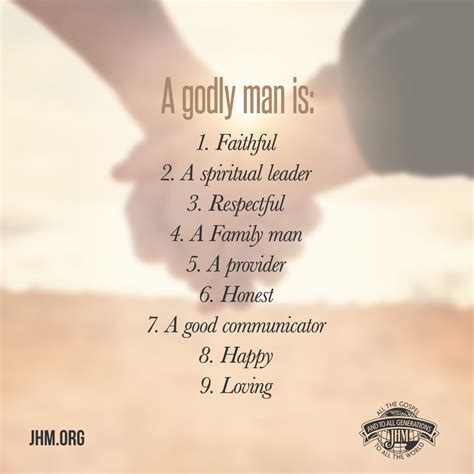Do You Know How To Recognize A Godly Man A Godly Man Is A Reflection