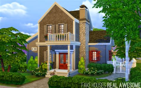 My Sims 4 Blog New Houses No Cc By Fake Houses Real Awesome