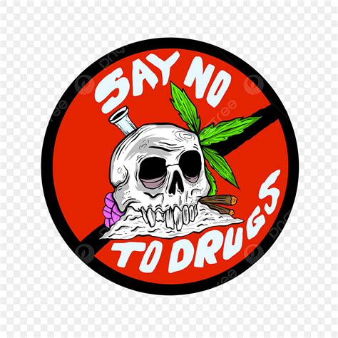 Say Clipart Vector Say No To Drugs Illustration Say No To Drugs Art
