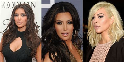 the 10 definitive looks of kim kardashian s beauty evolution