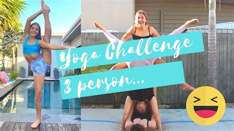 yoga challenge 3 people