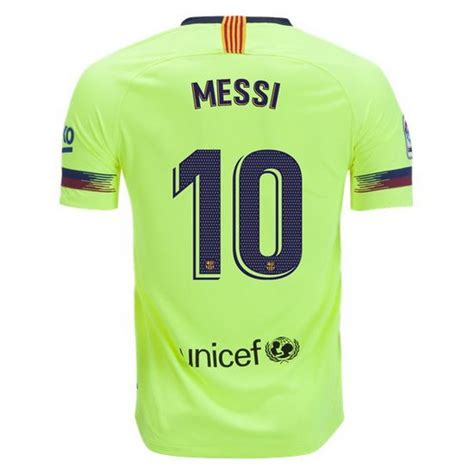 Cheap 1819 Barcelona Lionel Messi Away Replica Soccer Jersey