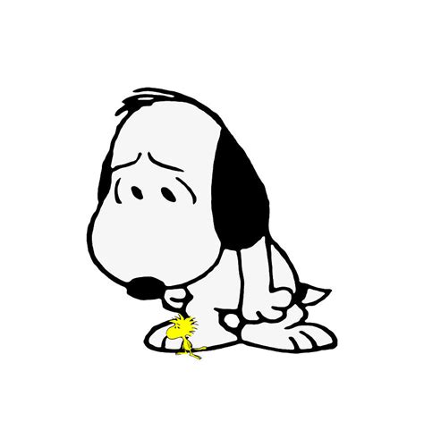 Snoopy Sad Digital Art By Kelli P Holt