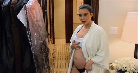 Kim Kardashian Bares Baby Bump In Lingerie Asks How The F K Did I