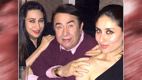 This Is What Kareena Kapoor And Karisma Kapoor Ted Dad Randhir On Fathers Day Bollywood