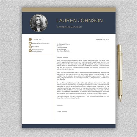 Maybe you would like to learn more about one of these? Modern Resume Template / CV with Cover Letter