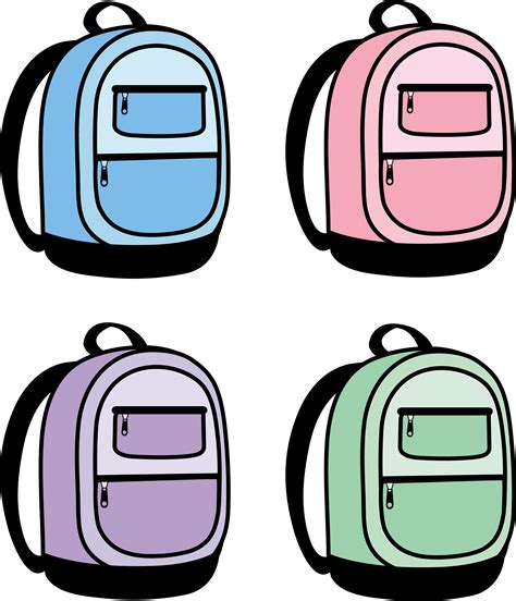 Backpack Outline Png Free Logo Image