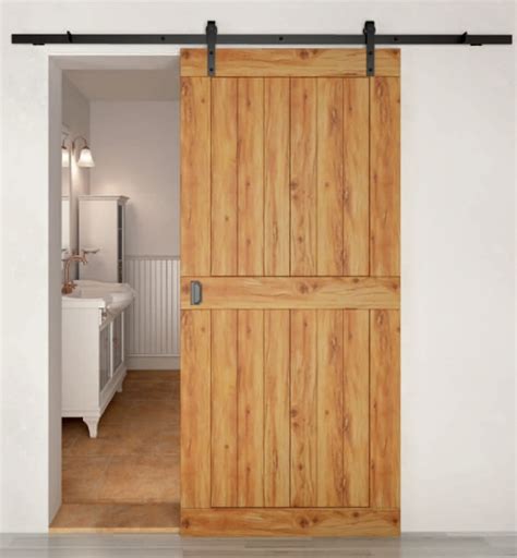 Our kits can receive slats up to.75 in thick. Rustico 80 Barn Style Sliding Door Kit | Sliding Doorstuff