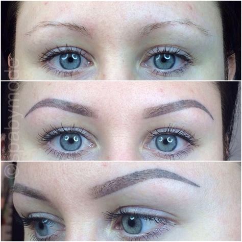 Eyebrow Soft Touch Permanent Make Up Before Top And 8