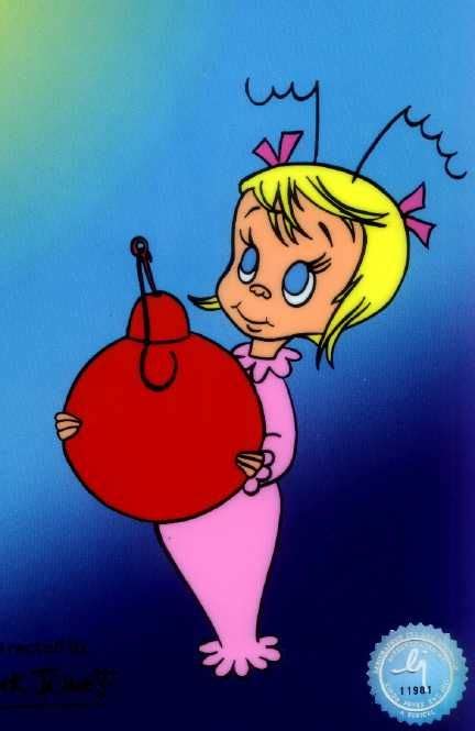 Dr Seuss Characters Cindy Lou Who Cartoon