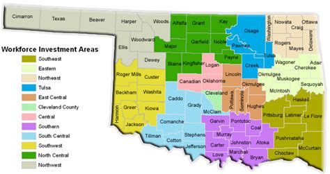 Maps State Of Oklahoma Map View