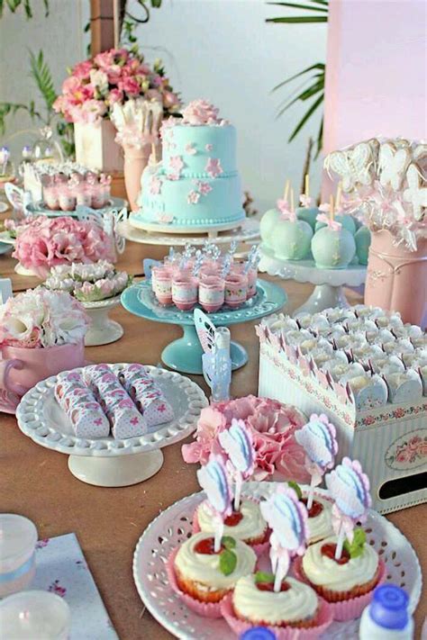 For My Sweet Table Girls Tea Party Birthday Party Themes Pastel Party