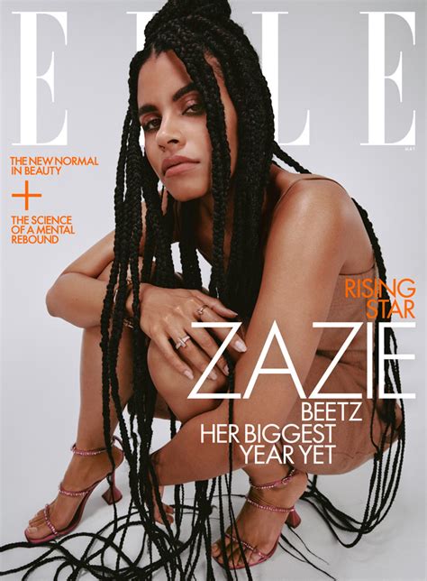 Zazie Beetz Covers ELLE S May Rising Stars Issue Tom Lorenzo