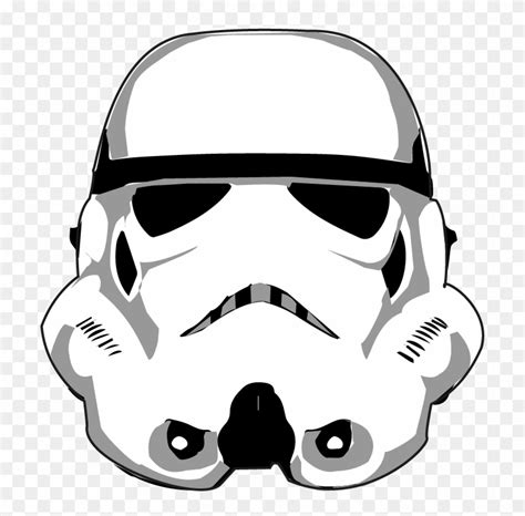 Star Wars Clipart Helmet Stormtrooper Helmet Vector Png Free