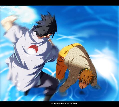 Naruto 697 Naruto Vs Sasuke By Stingcunha Daily Anime Art