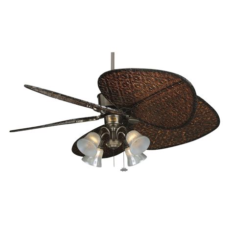 Fanimation 52 Islander 5 Bamboo Blade Ceiling Fan And Reviews Wayfairca