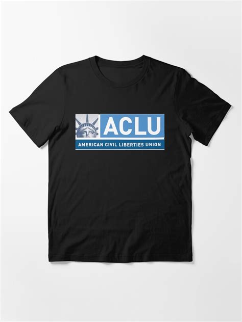 Aclu Logo T Shirt For Sale By Guerrar894 Redbubble Aclu T Shirts