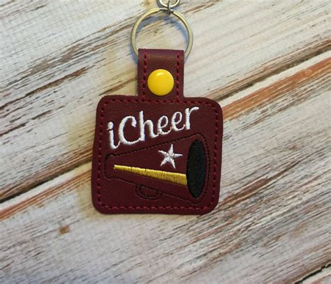 Cheer Keychain Cheerleader Keychain Megaphone Keychain | Etsy | Keychain, Girls keychain, Self ...