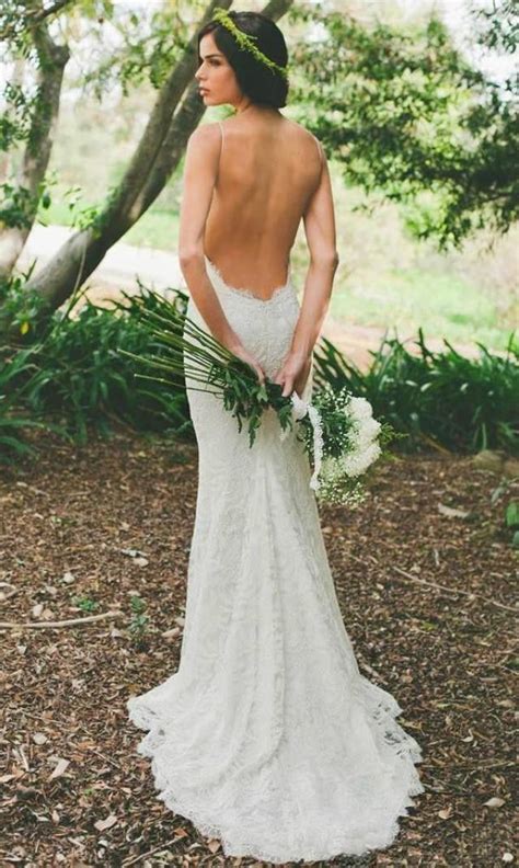 2015 New Sexy Backless Lace Wedding Dress Bridal Gown Custom Size 6 8