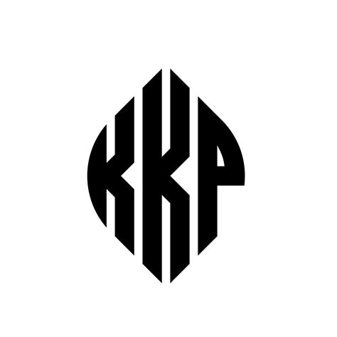 Diseño De Logotipo De Letra De Círculo Kkp Con Forma De Círculo Y