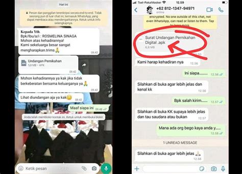 Waspada Penipuan Berkedok Undangan Nikah Di WhatsApp Untuk Bobol M