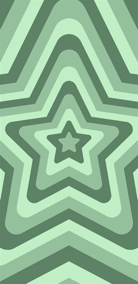 Green Aesthetic Wallpaper Layered Star Indie Y2k In 2021 Wallpaper