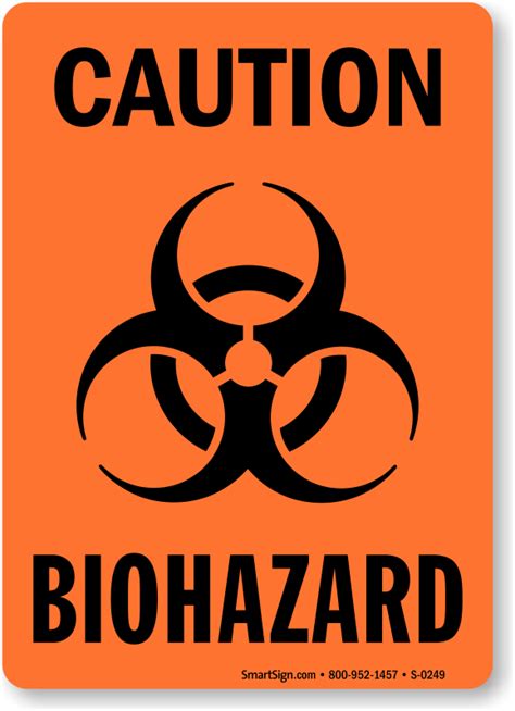 Biohazard Printable Sign