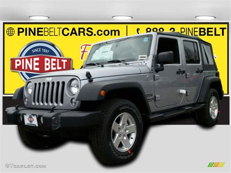 2015 Billet Silver Metallic Jeep Wrangler Unlimited Sport 4x4