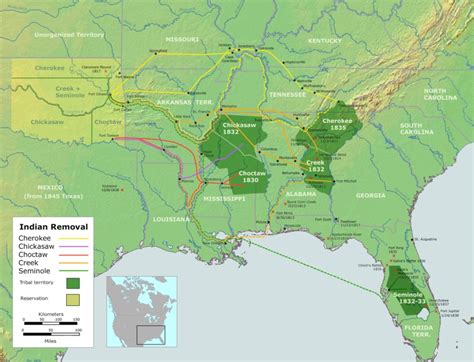 Chickasaw Are Removed To Indian Territory Timeline