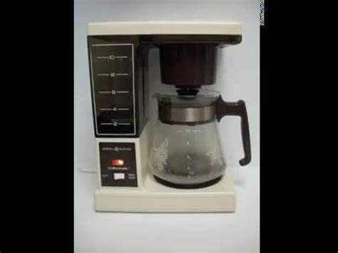 In keeping with the ge ecomagination initiative, please consider the option to recycle the packaging material and donate any appliance you are no longer using. Vintage GE General Electric Coffeematic Coffee maker ...