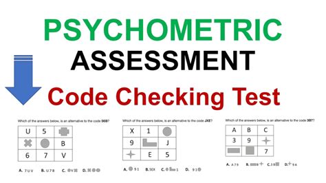 Psychometric Assessment Code Checking Test Youtube