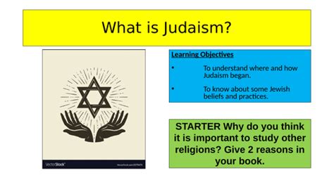 What Is Judaism Teaching Resources