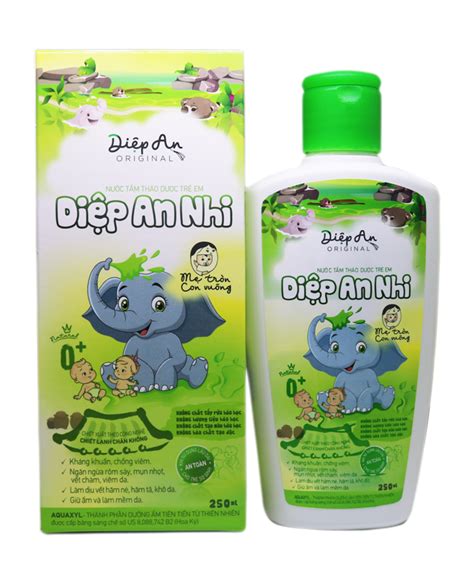 Nước Tắm Diệp An Nhi Hộp 1 Chai 220ml