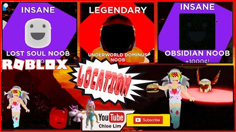 Roblox Find The Noobs 2 Gameplay Under World See Desc All 48 Noobs