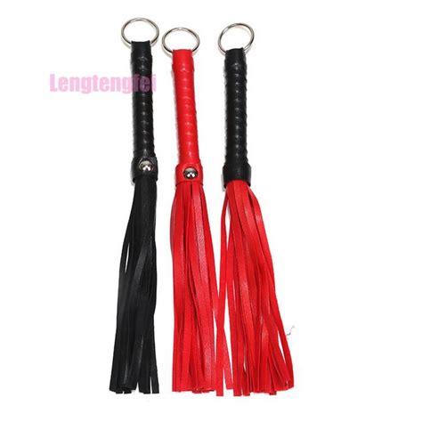 hot 3 colors leather spanking fetish whip flogger sex toys for couples games erotic products