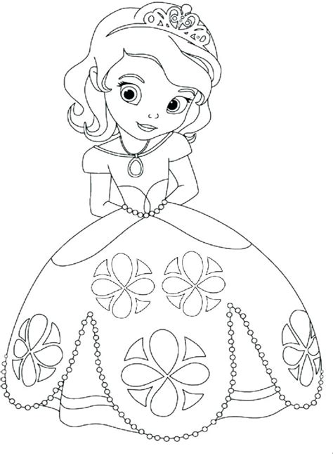 Pretty Princess Coloring Pages At Getdrawings Free Download