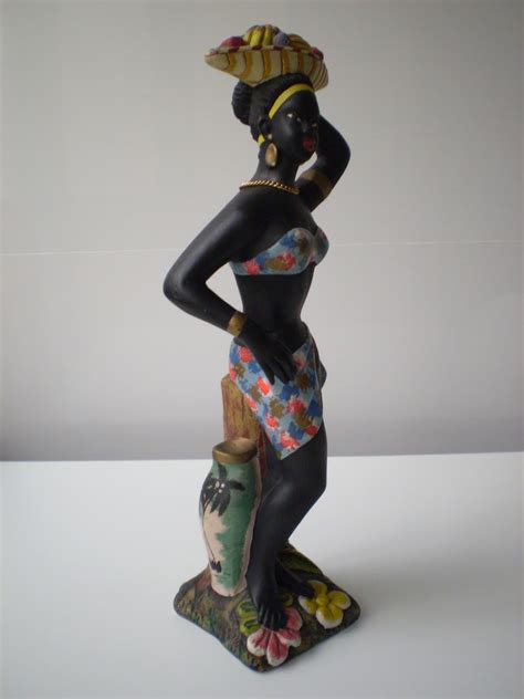 Vintagería Esculturas De Mujeres Negras Africanas Arte étnico Español